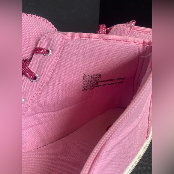 Vibrant Pink Kids High-Top Sneakers Accessibility Friendly Size 5 Billy Footwear - Picture 5 of 7